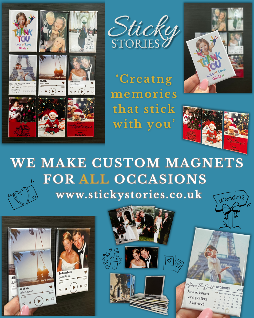 Custom Photo Magnets for All Occasions