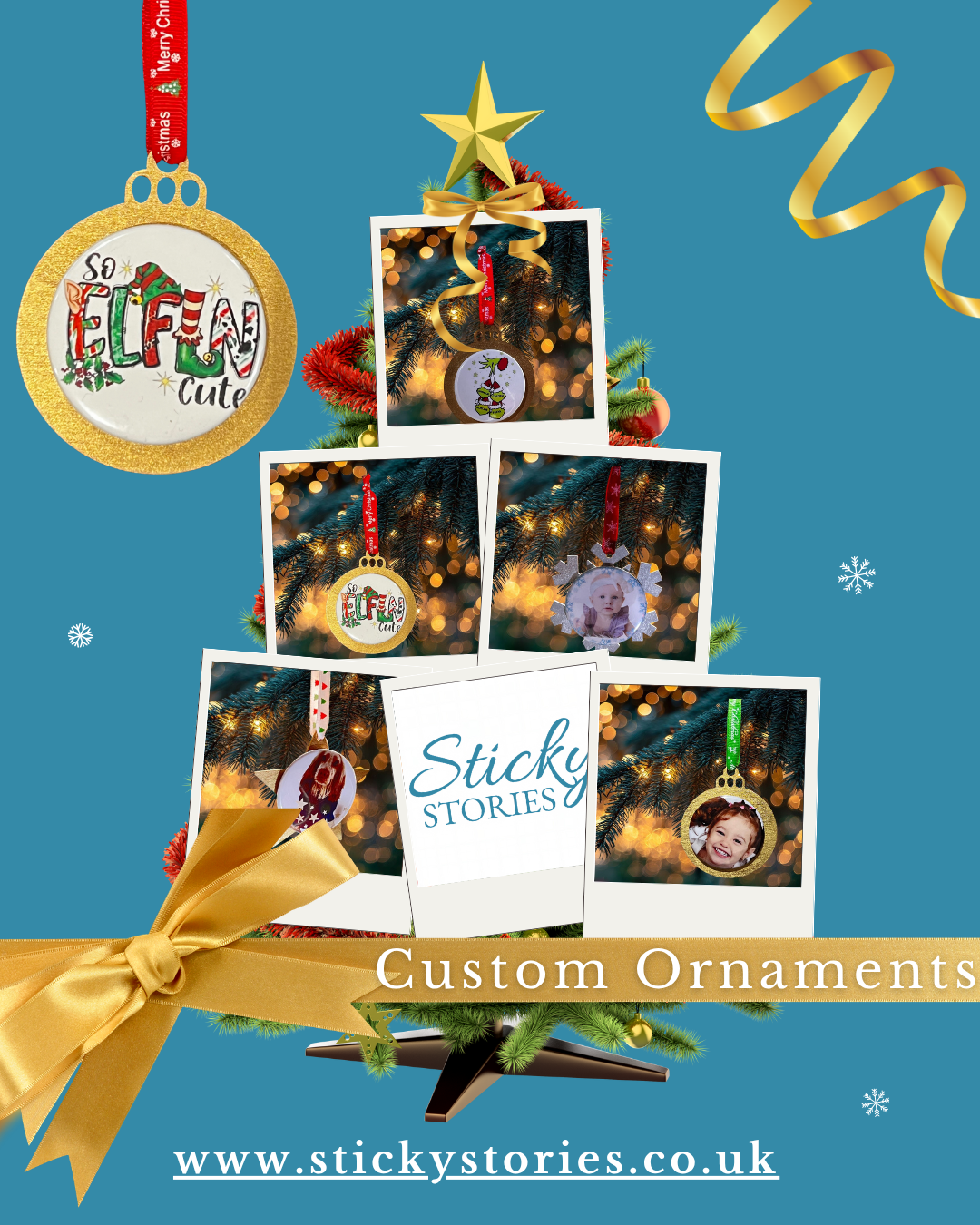 Christmas Magnetic Tree Ornaments