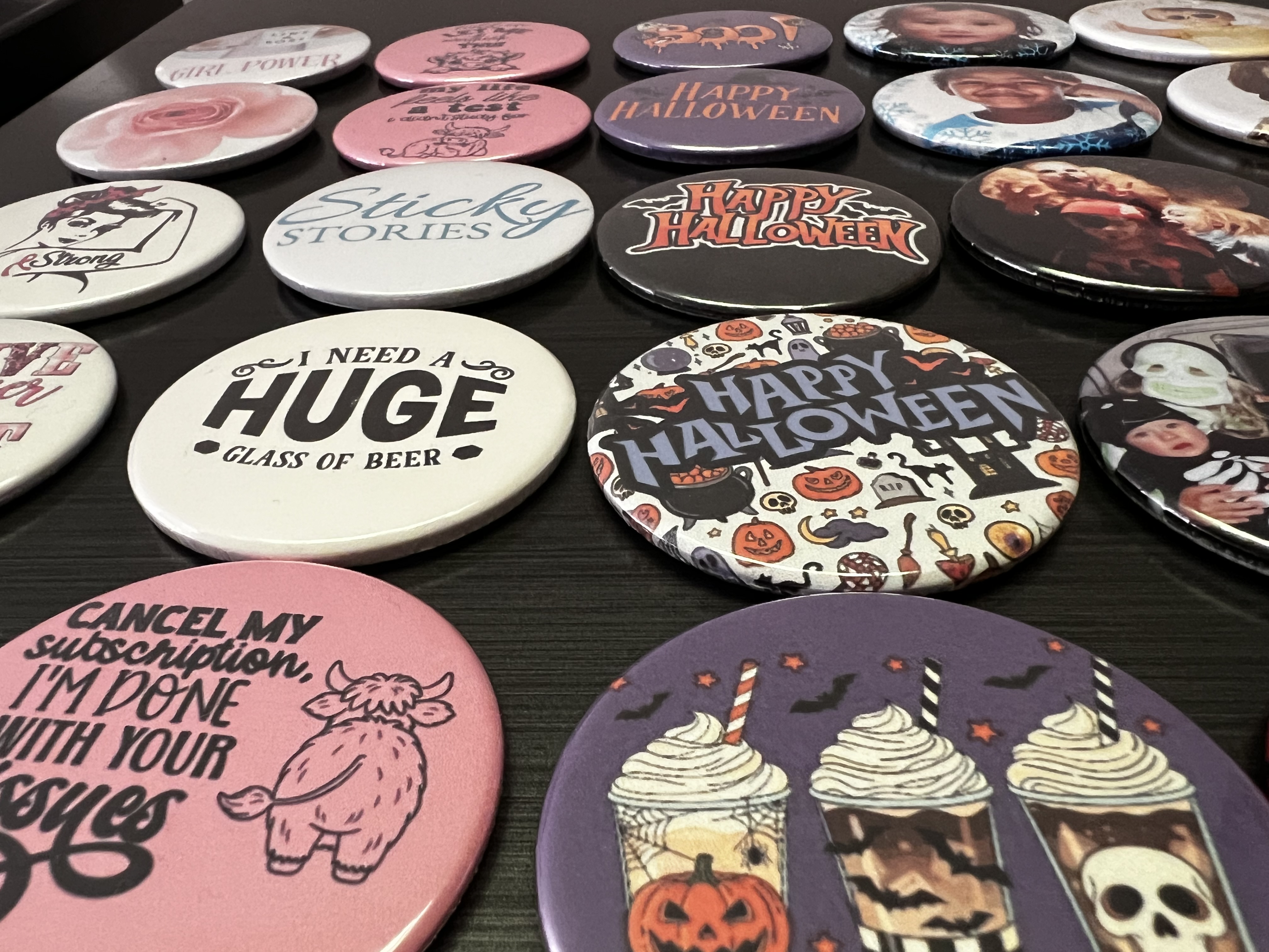 ustom 59mm Magnets, Badges, Mirrors & Bottle Openers